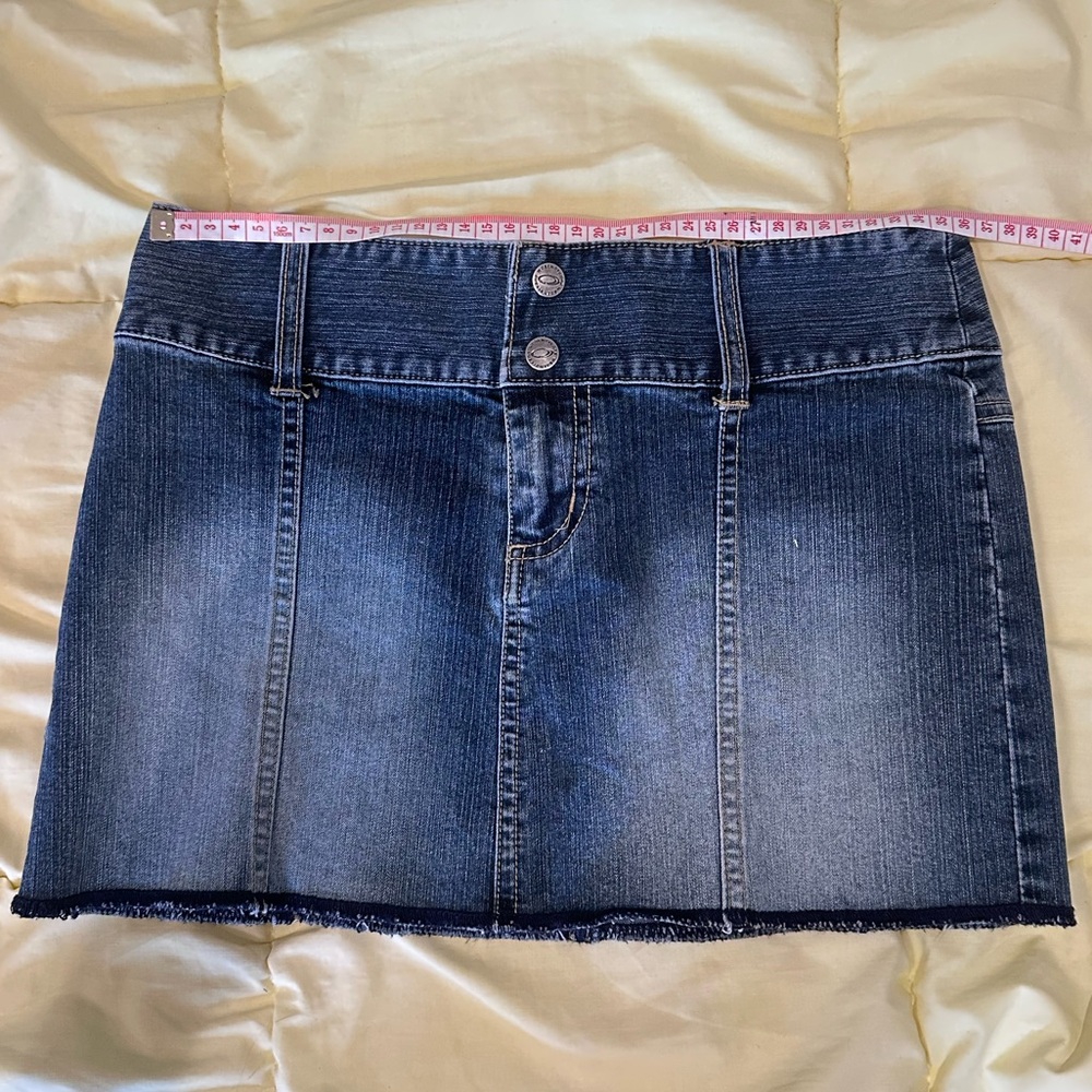 Classic Weather Vane Denim Mini, Vintage Skirt, Size 3
